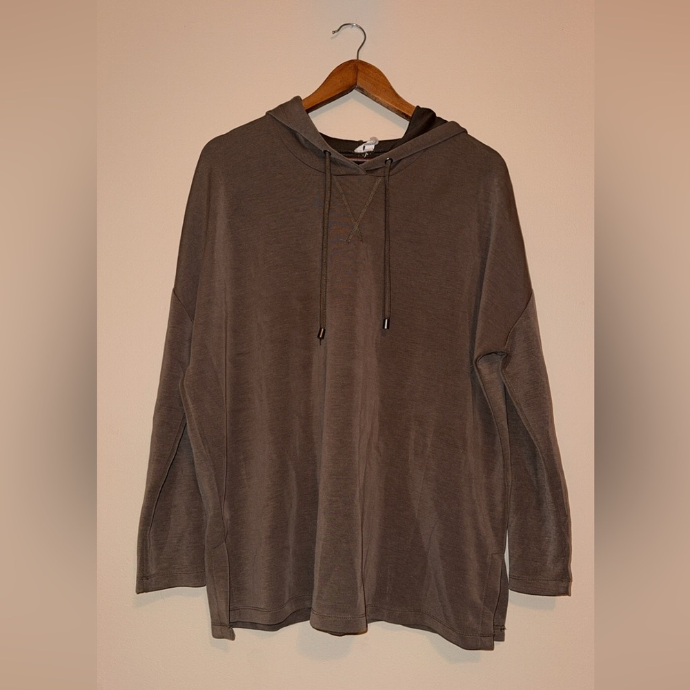 Women’s Cable and Gauge Brown Hoodie